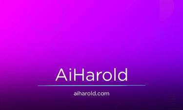 AiHarold.com - Creative brandable domain for sale