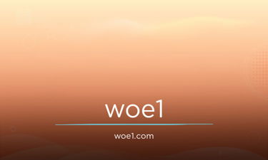 Woe1.com - Creative brandable domain for sale