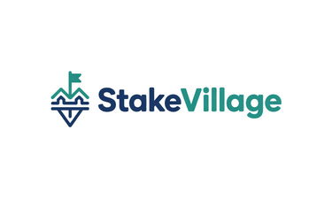 StakeVillage.com - Creative brandable domain for sale