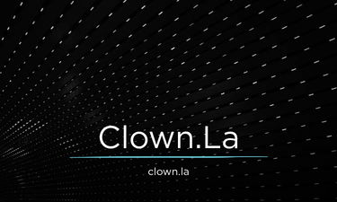 Clown.La - Creative brandable domain for sale