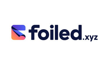 Foiled.xyz - Creative brandable domain for sale