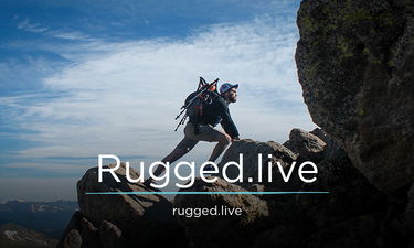 Rugged.live - Creative brandable domain for sale