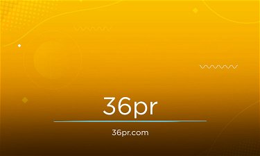 36pr.com - Creative brandable domain for sale
