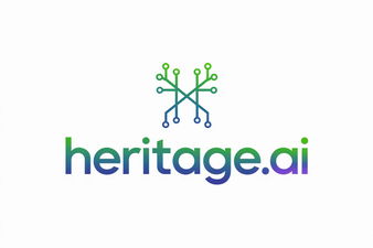 Heritage.AI - Creative brandable domain for sale