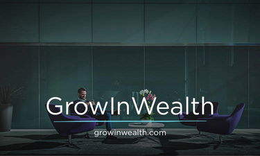 GrowInWealth.com - Creative brandable domain for sale