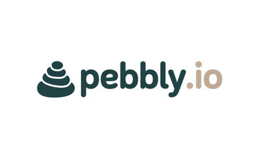 Pebbly.io - Creative brandable domain for sale