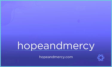 HopeAndMercy.com - Creative brandable domain for sale