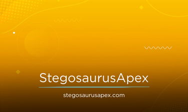 StegosaurusApex.com - Creative brandable domain for sale