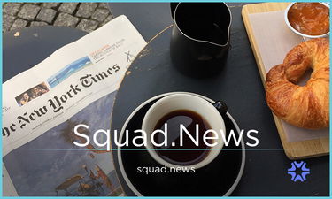 Squad.News - Creative brandable domain for sale