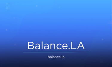 Balance.LA - Creative brandable domain for sale