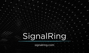SignalRing.com - Creative brandable domain for sale