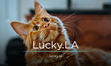 Lucky.LA - Creative brandable domain for sale