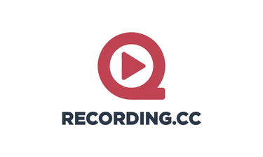 Recording.cc - Creative brandable domain for sale