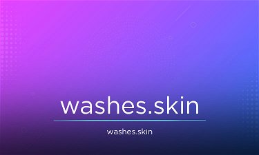 Washes.skin - Creative brandable domain for sale