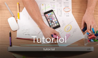 Tutor.lol - Creative brandable domain for sale
