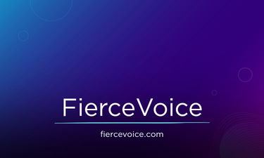 FierceVoice.com - Creative brandable domain for sale