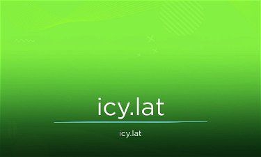 Icy.lat - Creative brandable domain for sale