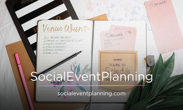 SocialEventPlanning.com - Creative brandable domain for sale