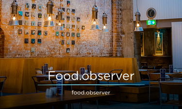 FOOD.OBSERVER - Creative brandable domain for sale