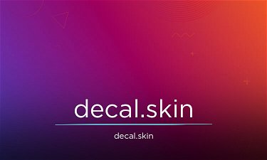 Decal.skin - Creative brandable domain for sale