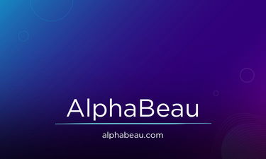 AlphaBeau.com - Creative brandable domain for sale