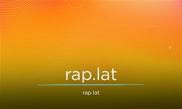 Rap.lat - Creative brandable domain for sale