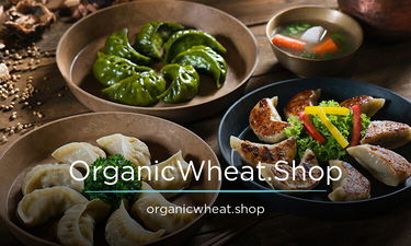 OrganicWheat.Shop - Creative brandable domain for sale