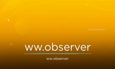 ww.observer - Creative brandable domain for sale