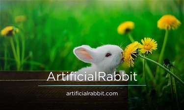 ArtificialRabbit.com - Creative brandable domain for sale