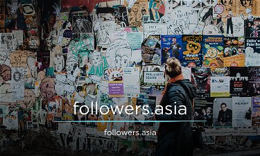 Followers.asia - Creative brandable domain for sale
