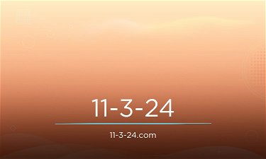 11-3-24.com - Creative brandable domain for sale
