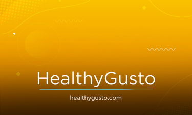 HealthyGusto.com - Creative brandable domain for sale
