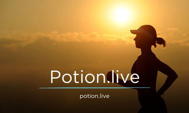 Potion.live - Creative brandable domain for sale