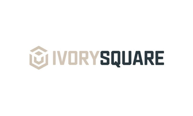 Ivory Graphics Logo IvorySquare.com — Premium Domain For Sale | Atom