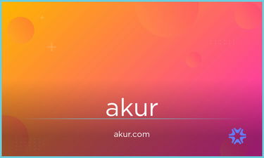 Akur.com - Creative brandable domain for sale