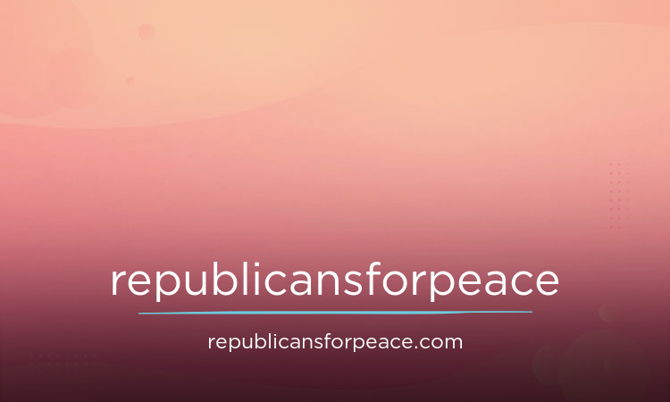 RepublicansForPeace.com