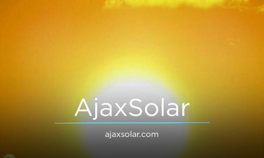 AjaxSolar.com - Creative brandable domain for sale