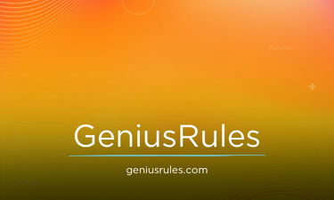GeniusRules.com - Creative brandable domain for sale
