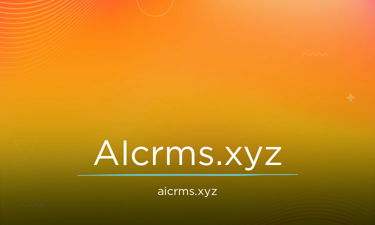 AIcrms.xyz - Creative brandable domain for sale