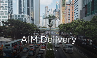 aim.delivery - Creative brandable domain for sale