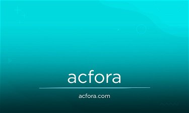 Acfora.com - Creative brandable domain for sale