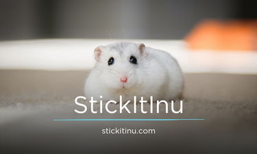 StickItInu.com - Creative brandable domain for sale