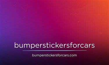 BumperStickersForCars.com - Creative brandable domain for sale