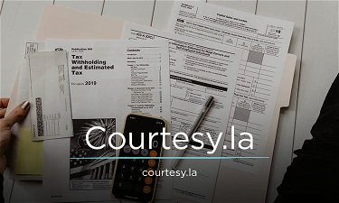 Courtesy.la - Creative brandable domain for sale