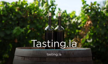 Tasting.la - Creative brandable domain for sale