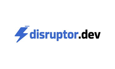 Disruptor.dev - Creative brandable domain for sale