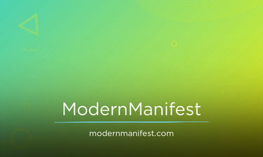 ModernManifest.com - Creative brandable domain for sale