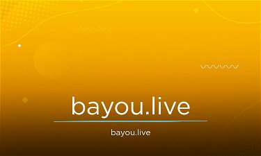 Bayou.live - Creative brandable domain for sale