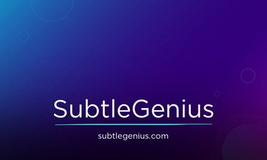 SubtleGenius.com - Creative brandable domain for sale