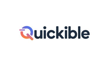 Quickible.com - Creative brandable domain for sale